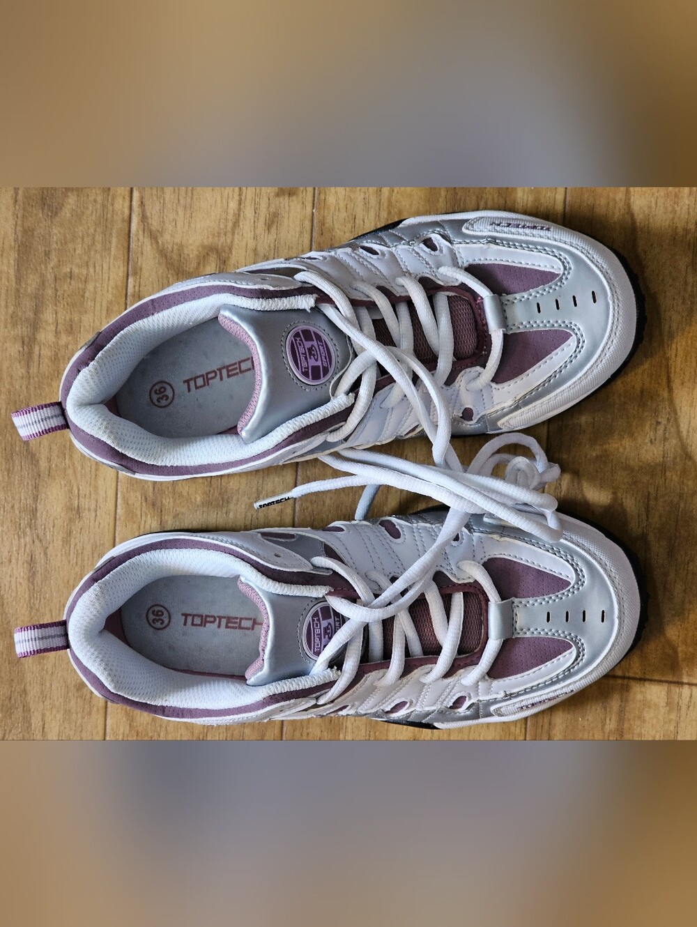 ❗️TOPTECH SPORT WOMEN Athletic Sneakers - Grey, White and Mauve ❗️